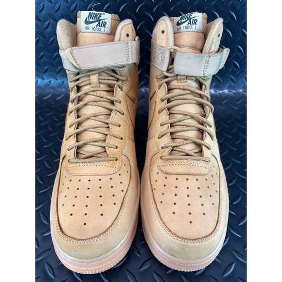 Nike Air Force 1 High Wheat (2016) 882096-200 Mens Leather sneakers size 12 - Picture 5 of 8